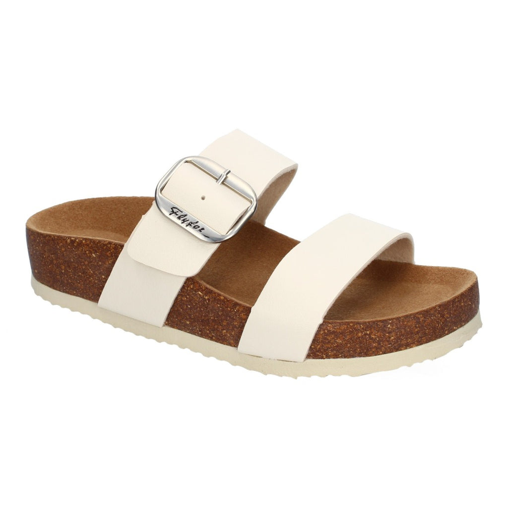 Sandalias Beige Mujer Cuña Bio Plantilla Anatómica Estilo Esclava Elegantes