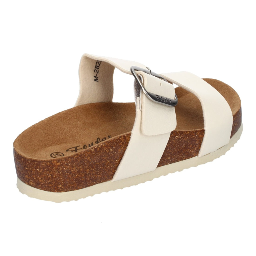 Sandalias Beige Mujer Cuña Bio Plantilla Anatómica Estilo Esclava Elegantes