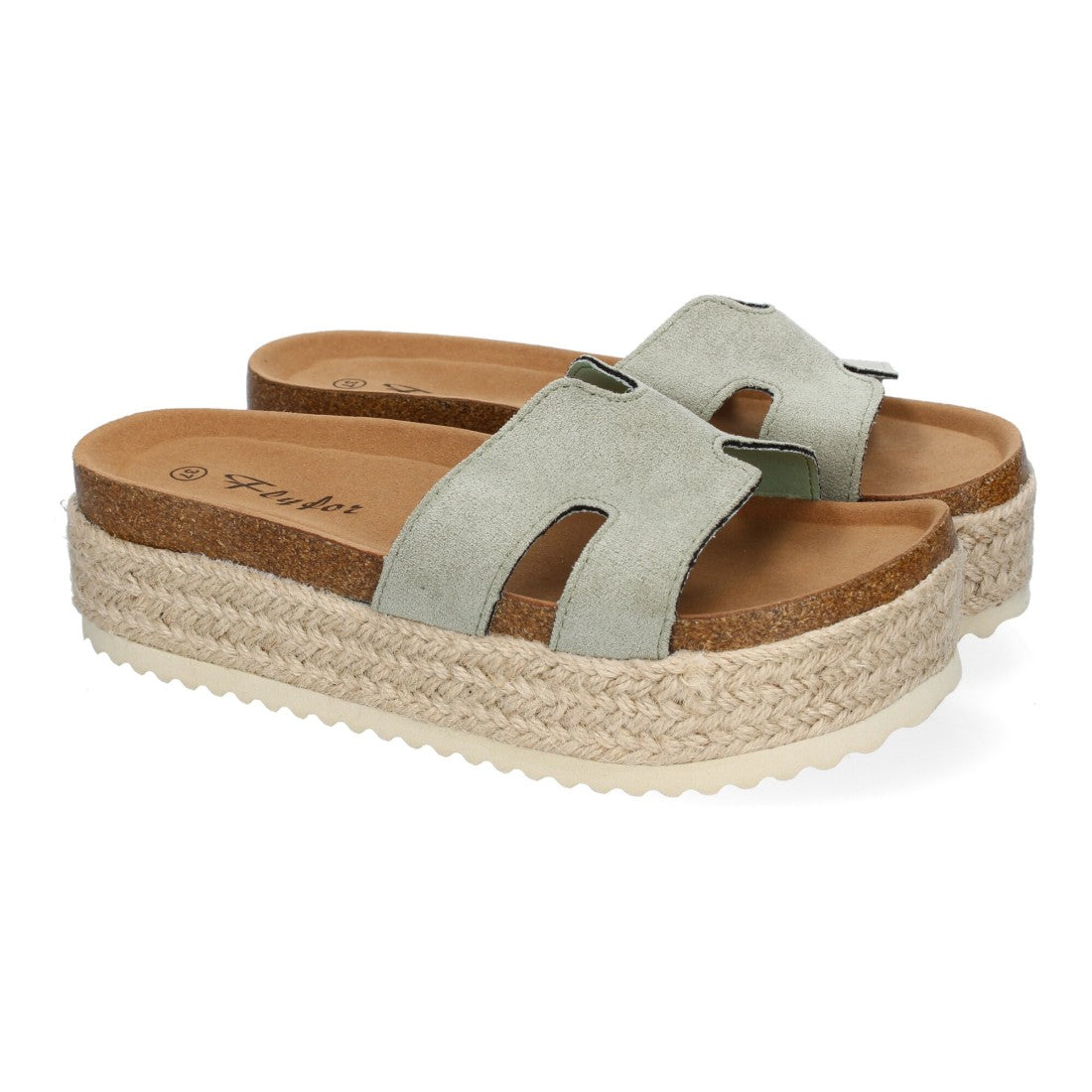 Sandalias Verdes Mujer Elegantes Verano