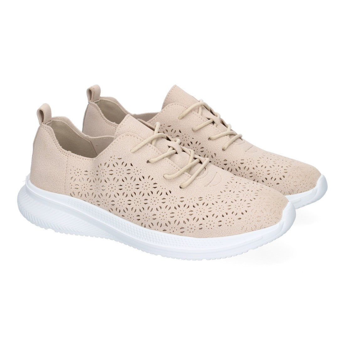 Zapatillas Beige Deportivas - Sofisticación Natural