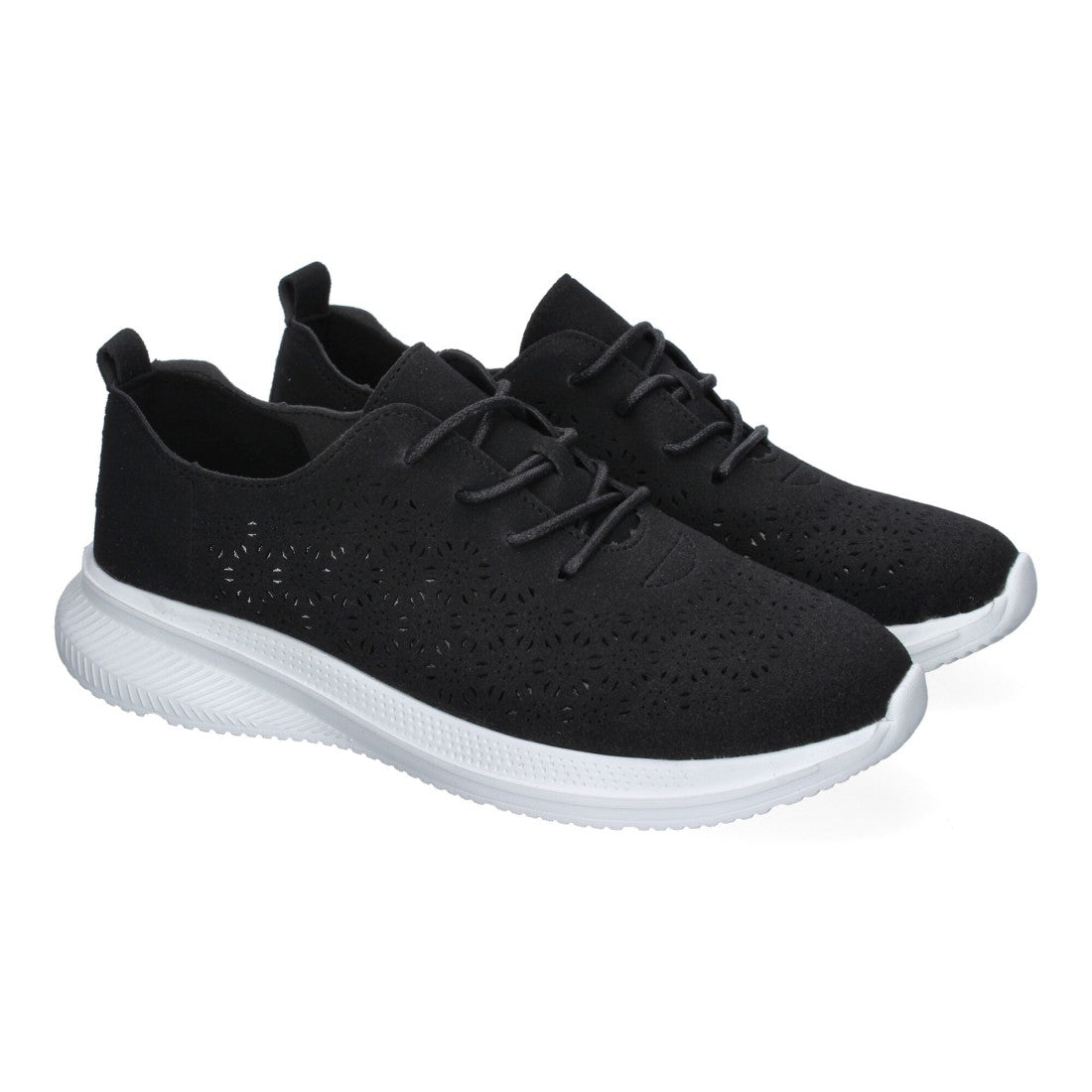 Zapatillas Negras Deportivas - Elegancia Urbana