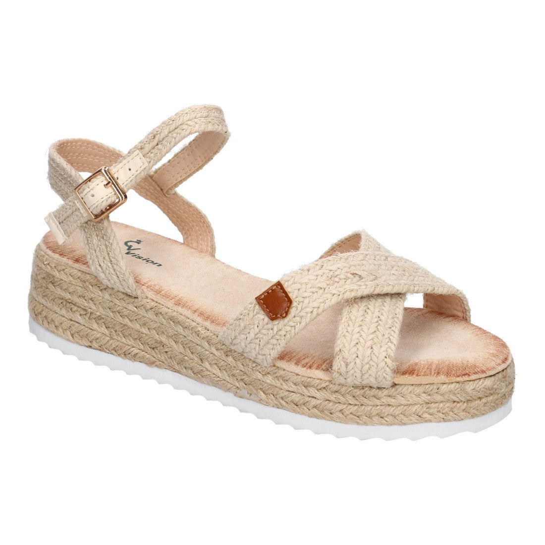 Sandalias Beige Mujer Elegantes Verano