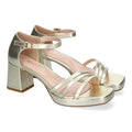 Sandalias Doradas Mujer Fiesta
