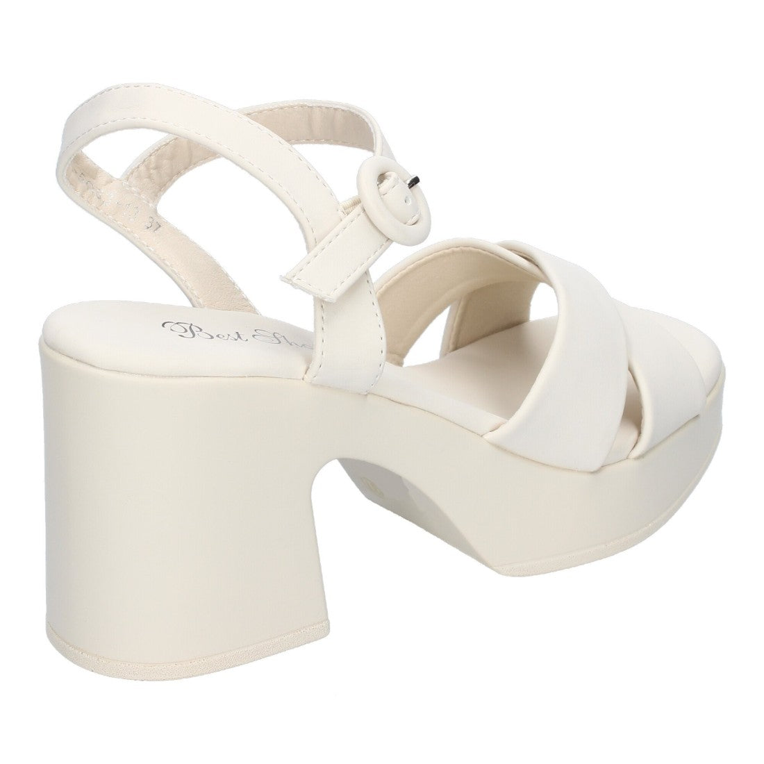 Beige Sandalen Absatz Elegant Bequem Party Hochzeit