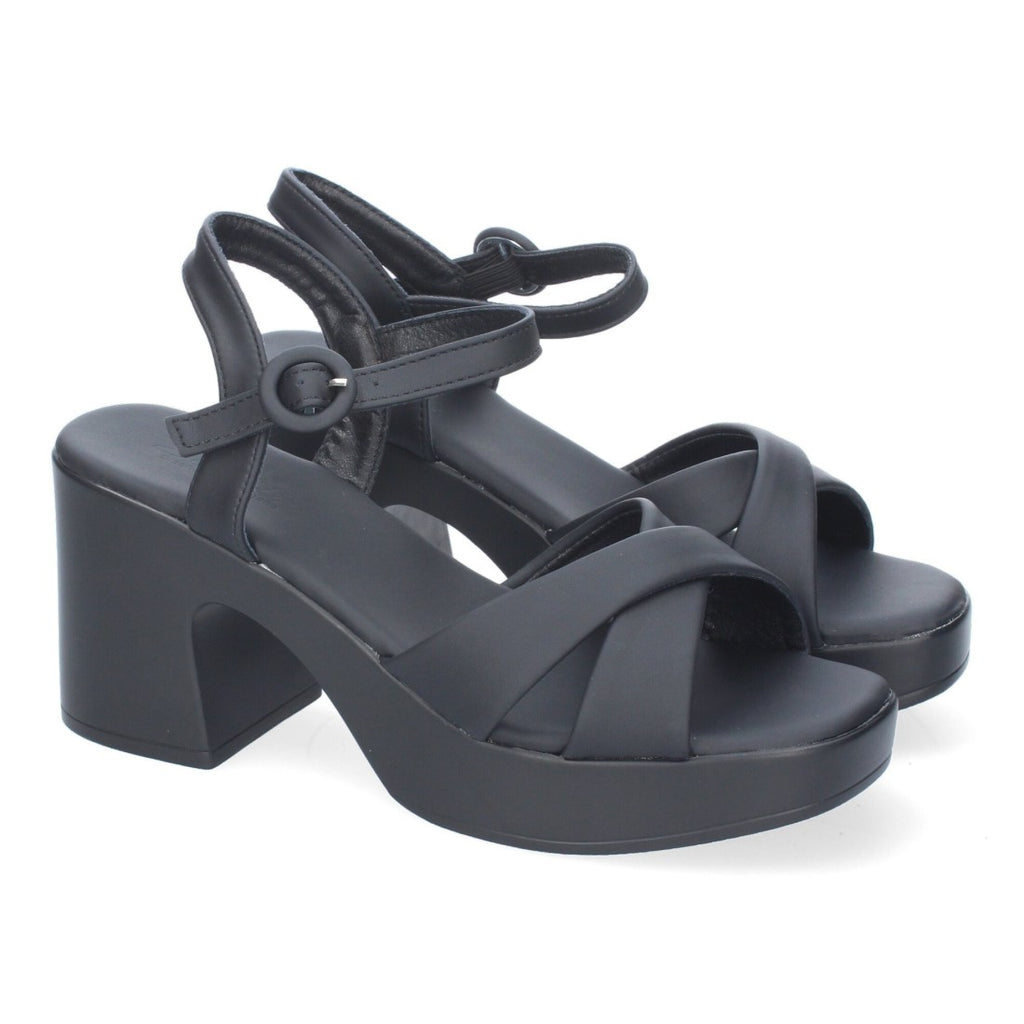 Schwarze elegante bequeme Sandaletten für Party Hochzeiten