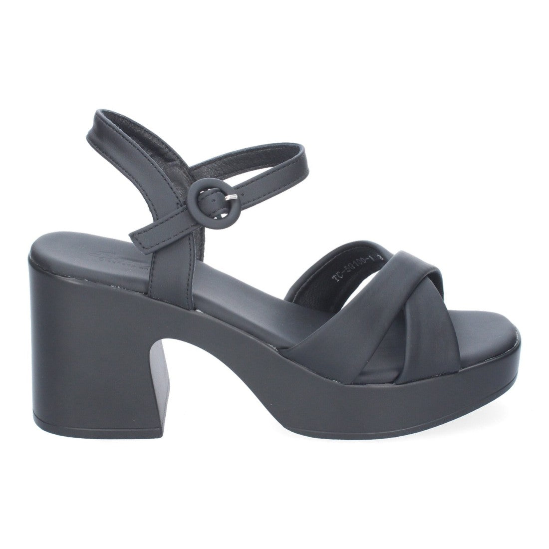 Schwarze elegante bequeme Sandaletten für Party Hochzeiten