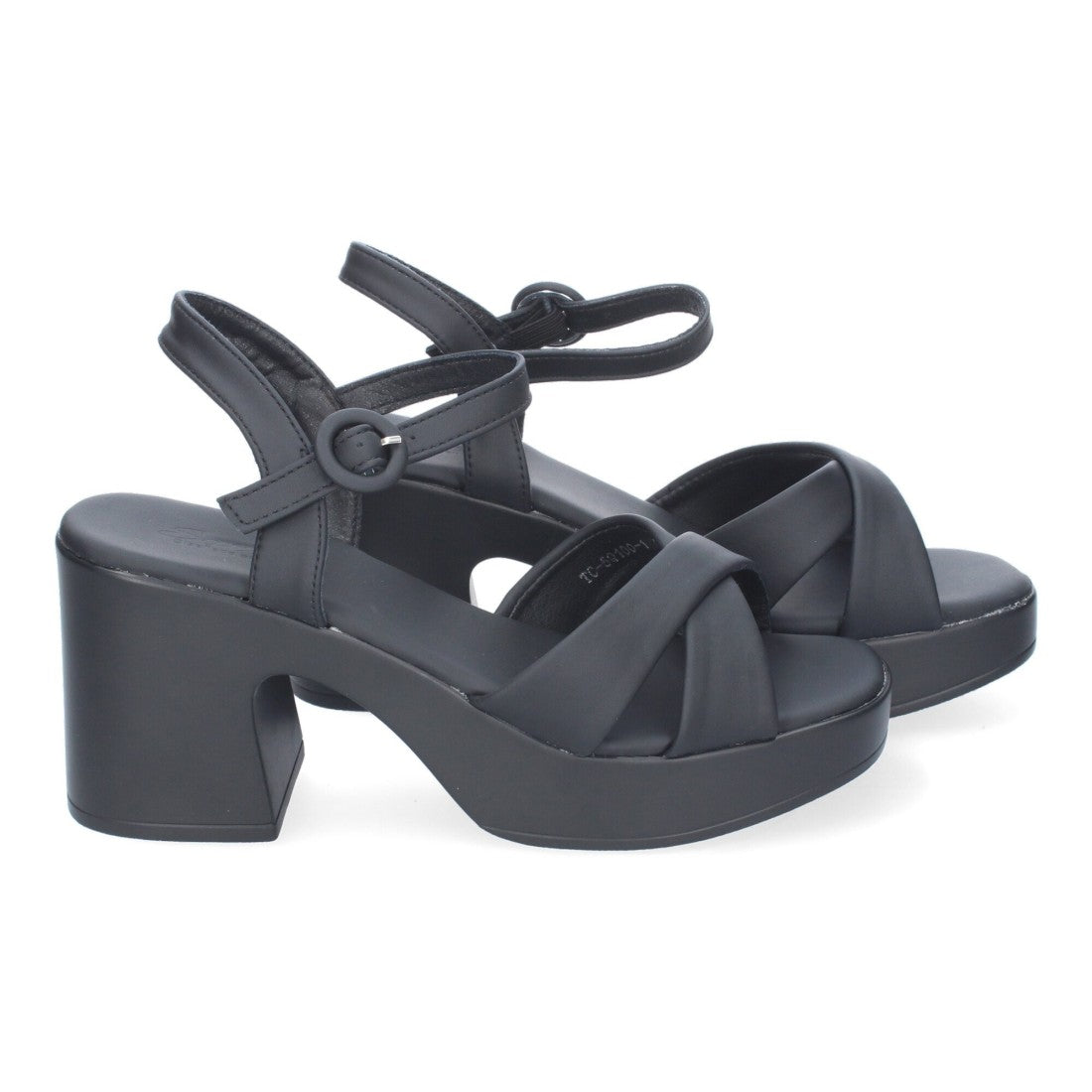 Schwarze elegante bequeme Sandaletten für Party Hochzeiten