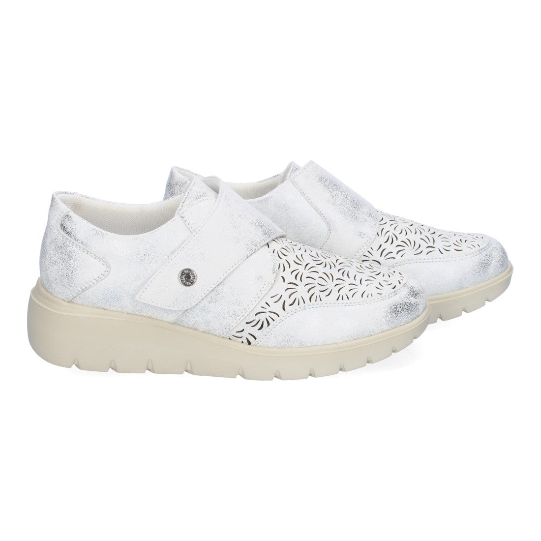 Zapatillas Plata Deportivas - Brillo Moderno
