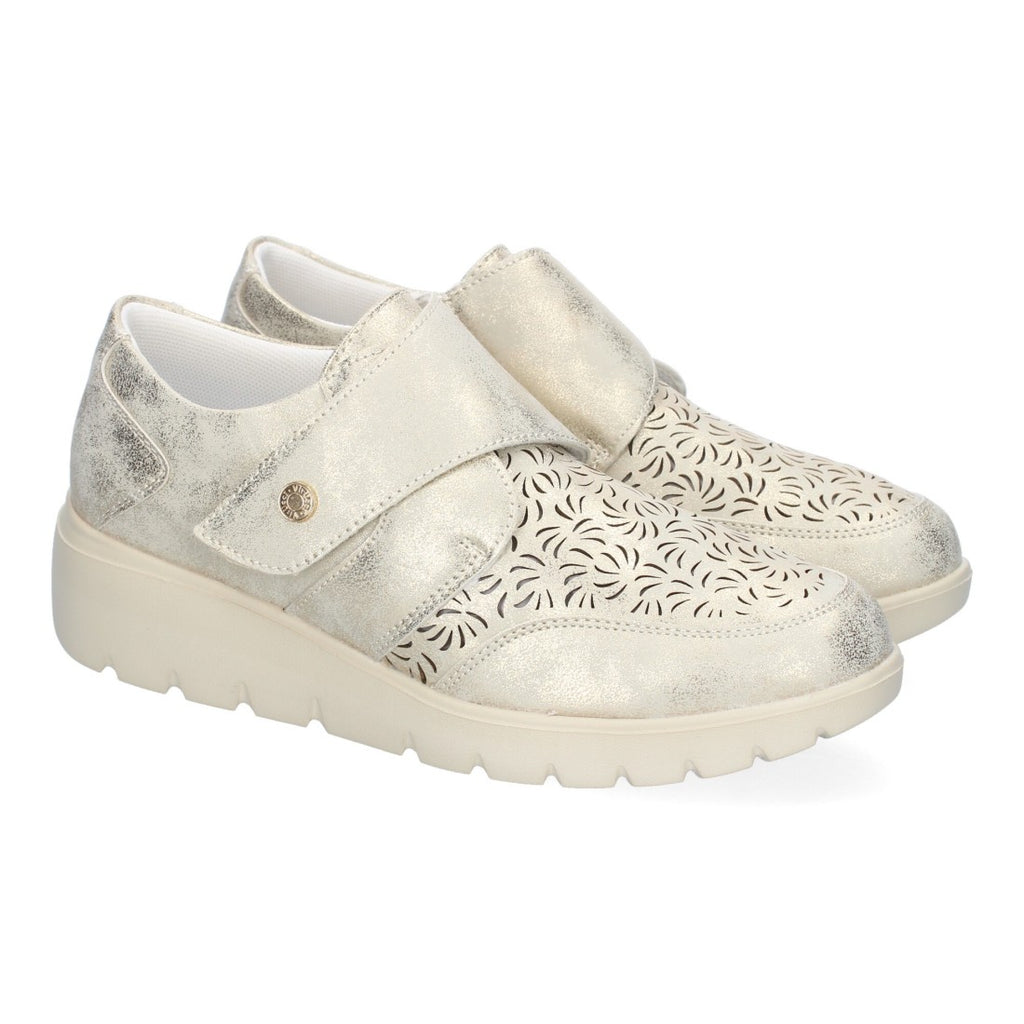 Zapatillas Oro Deportivas - Lujo Brillante