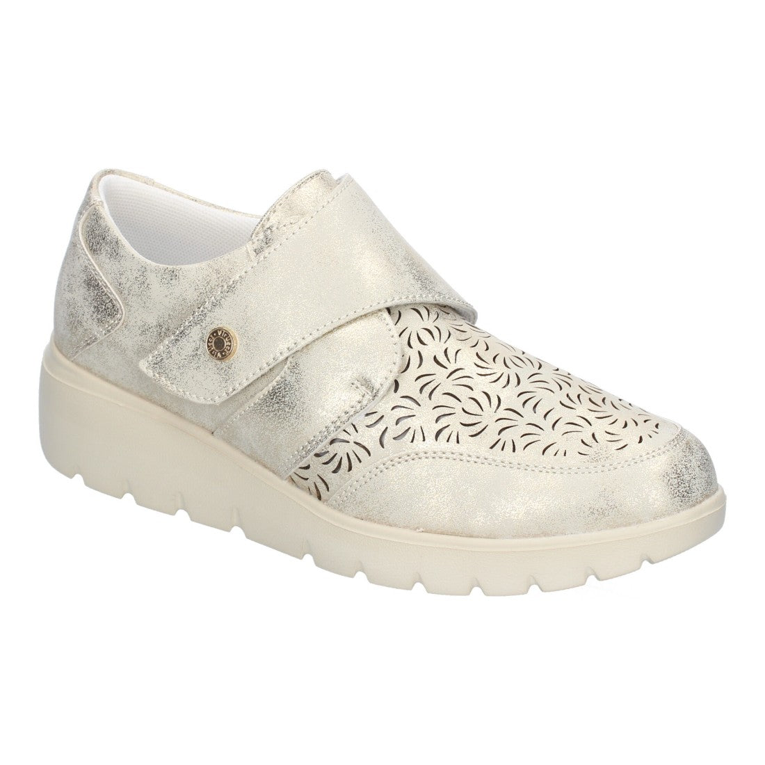 Zapatillas Oro Deportivas - Lujo Brillante