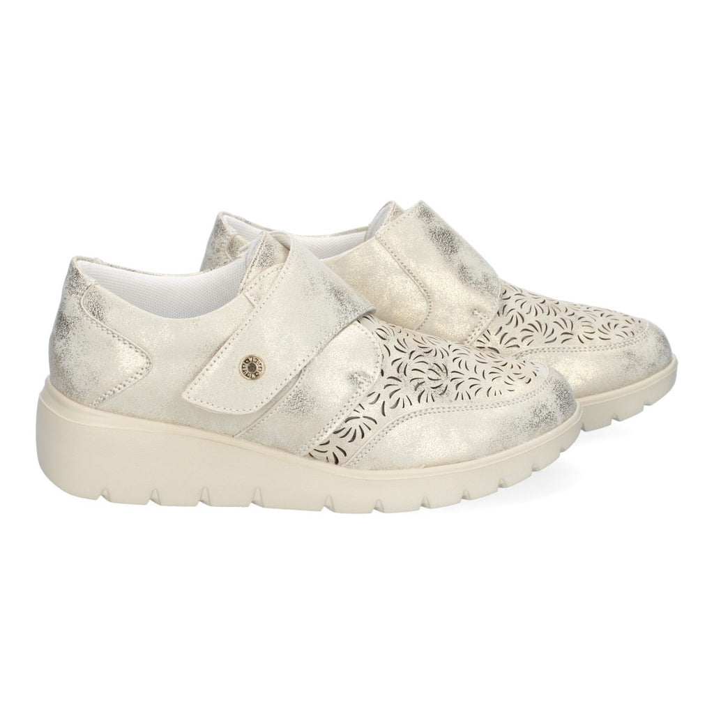 Zapatillas Oro Deportivas - Lujo Brillante