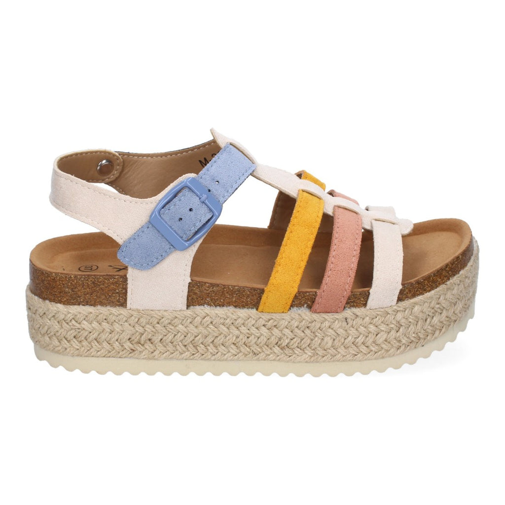 Sandalias Multicolor Mujer Elegantes Cómodas Verano