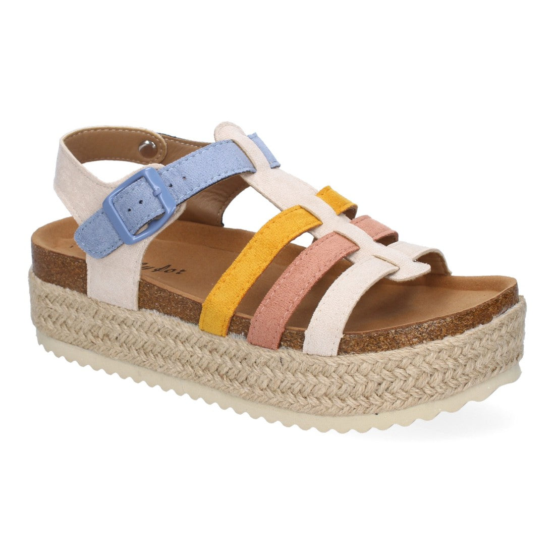 Sandalias Multicolor Mujer Elegantes Cómodas Verano