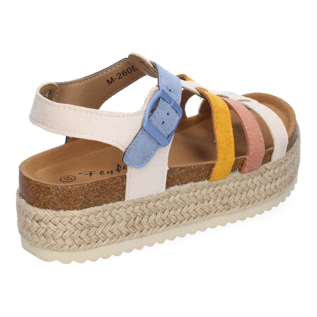 Sandalias Multicolor Mujer Elegantes Cómodas Verano