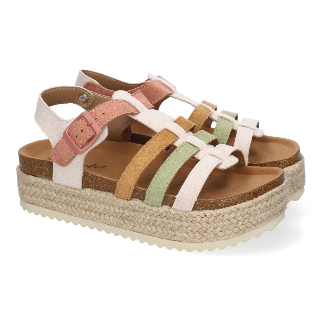 Sandalias Rosas Mujer Elegantes Verano