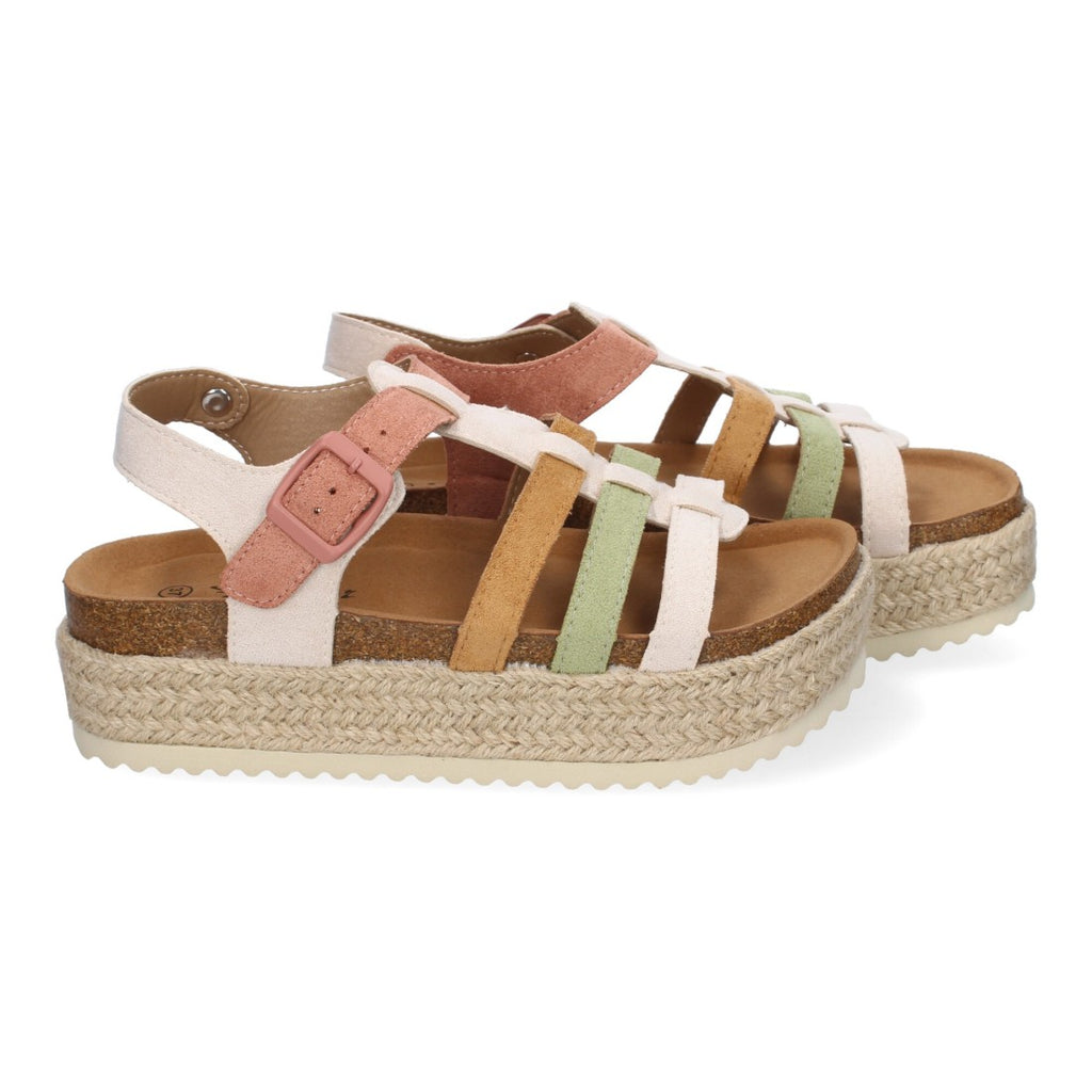 Sandalias Rosas Mujer Elegantes Verano
