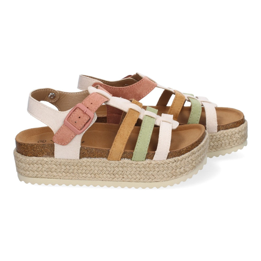 Sandalias Rosas Mujer Elegantes Verano