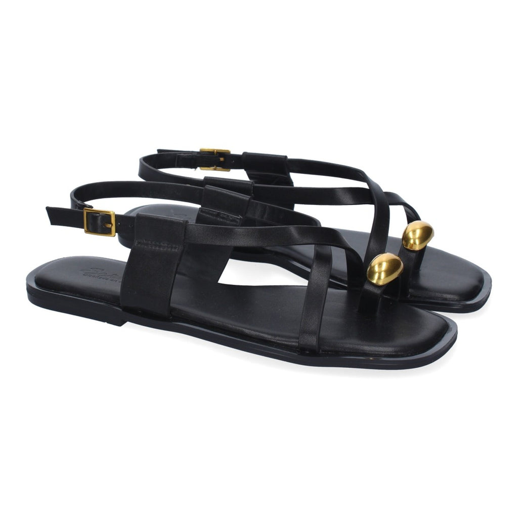 Sandalias Negras Mujer Elegantes Verano