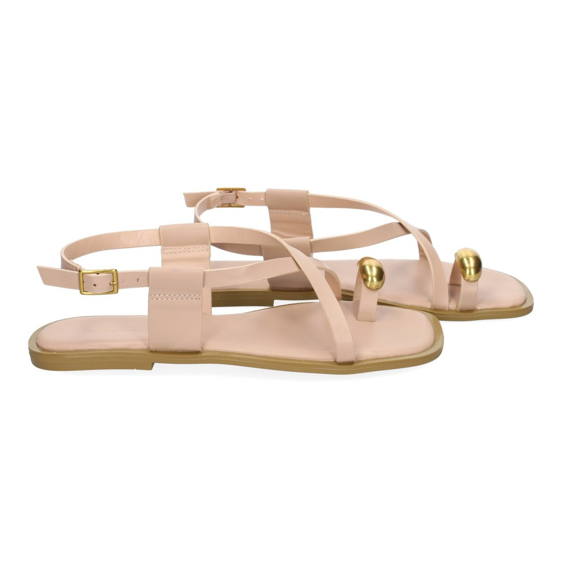 Sandalias Kaki Mujer Elegantes Verano