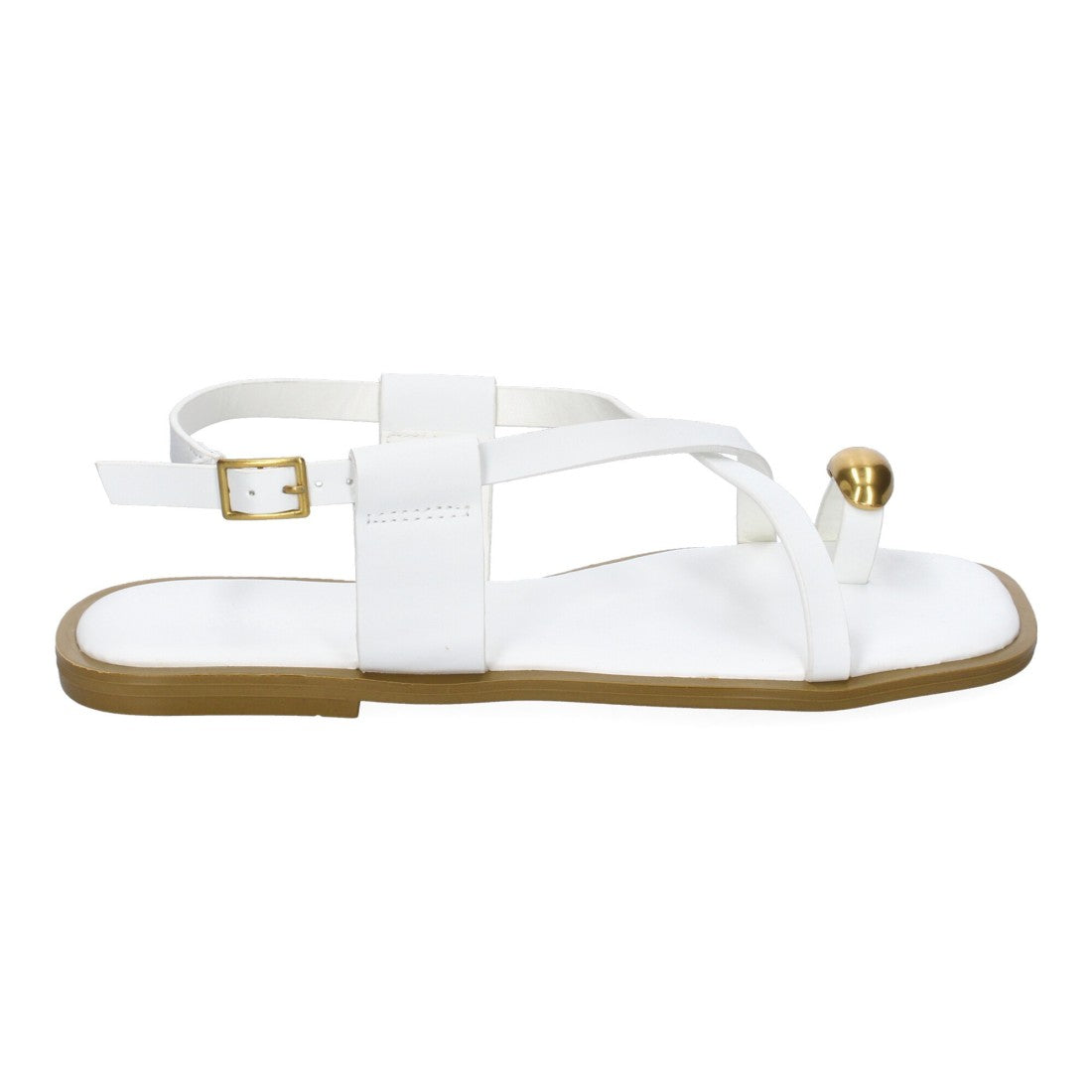 Sandalias Blancas Mujer Elegantes Verano