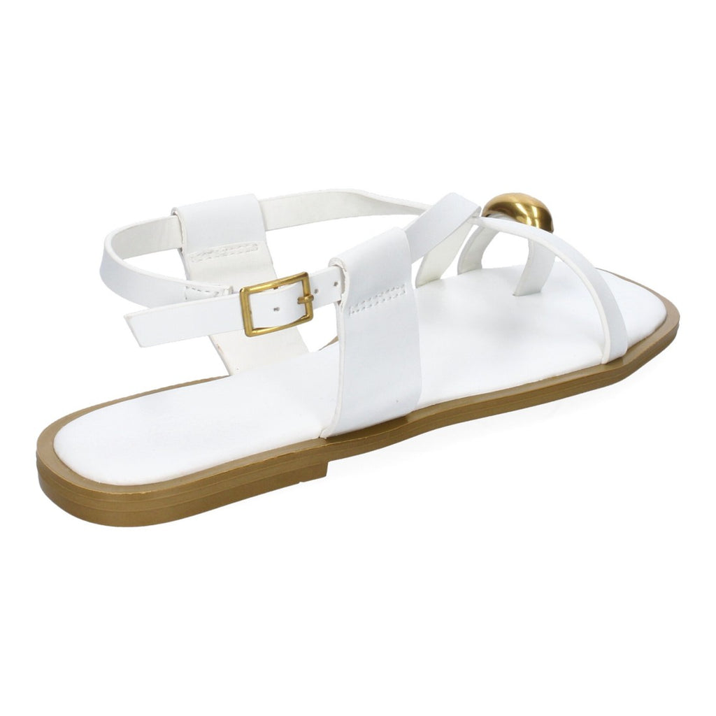 Sandalias Blancas Mujer Elegantes Verano