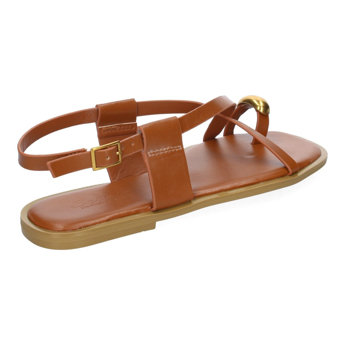 Sandalias Camel Mujer Elegantes Verano