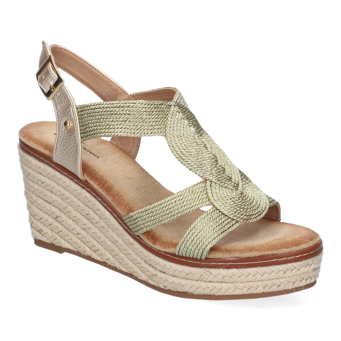 Sandalias Doradas Mujer Elegantes Fiesta