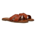 Sandalias Camel Mujer Elegantes Verano