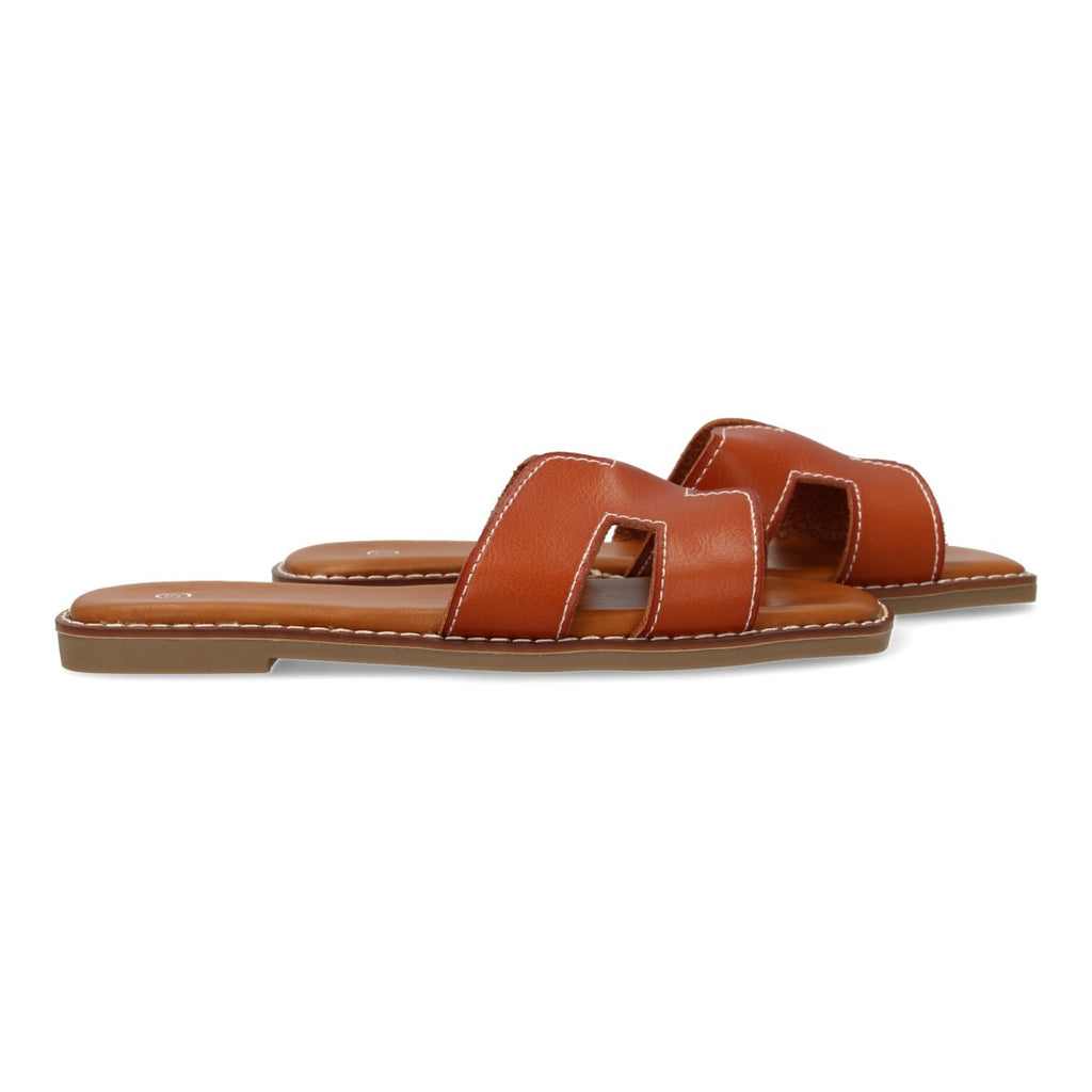 Sandalias Camel Mujer Elegantes Verano