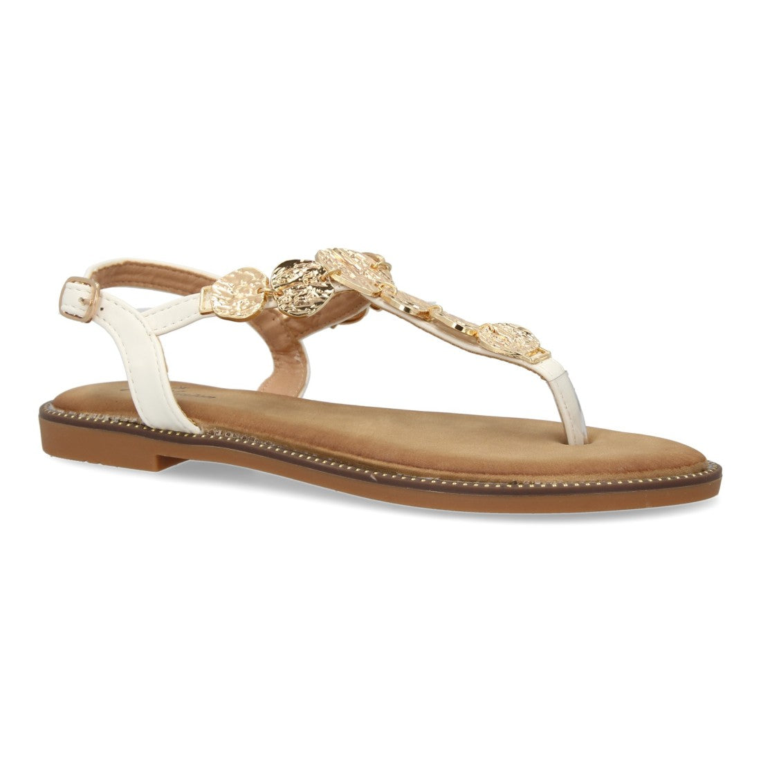 Sandalias Blancas Mujer Elegantes Verano