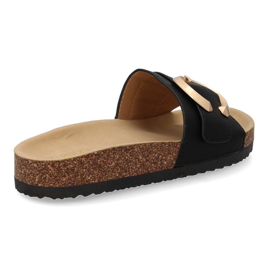 Sandalias Negras Mujer Planas Bio Cómodas Elegantes