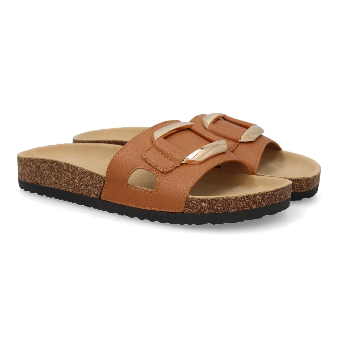 Sandalias Camel Mujer Elegantes Verano