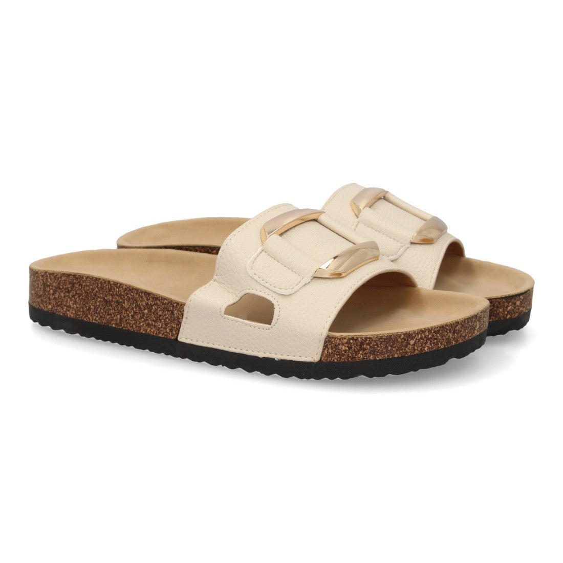 Sandalias Beige Mujer Elegantes Verano
