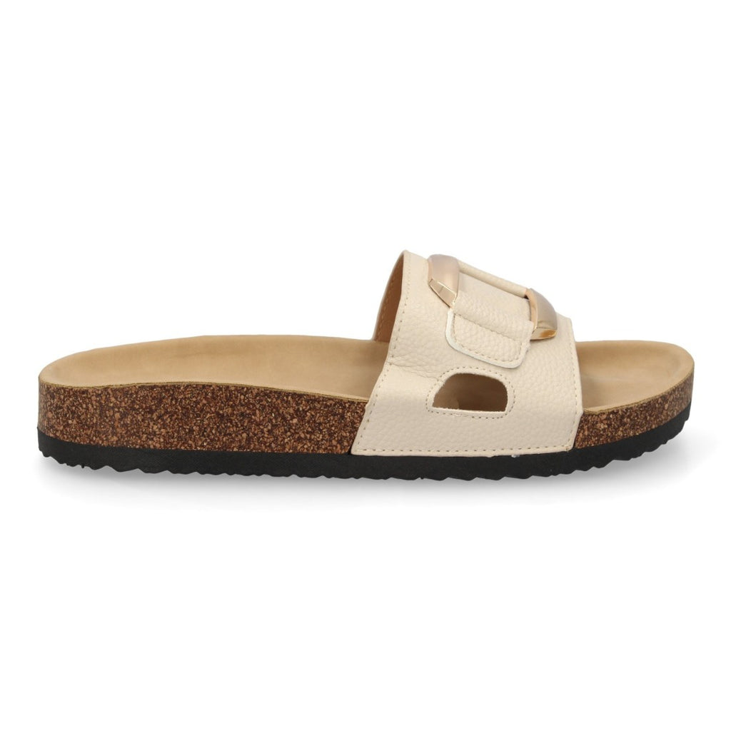 Sandalias Beige Mujer Elegantes Verano
