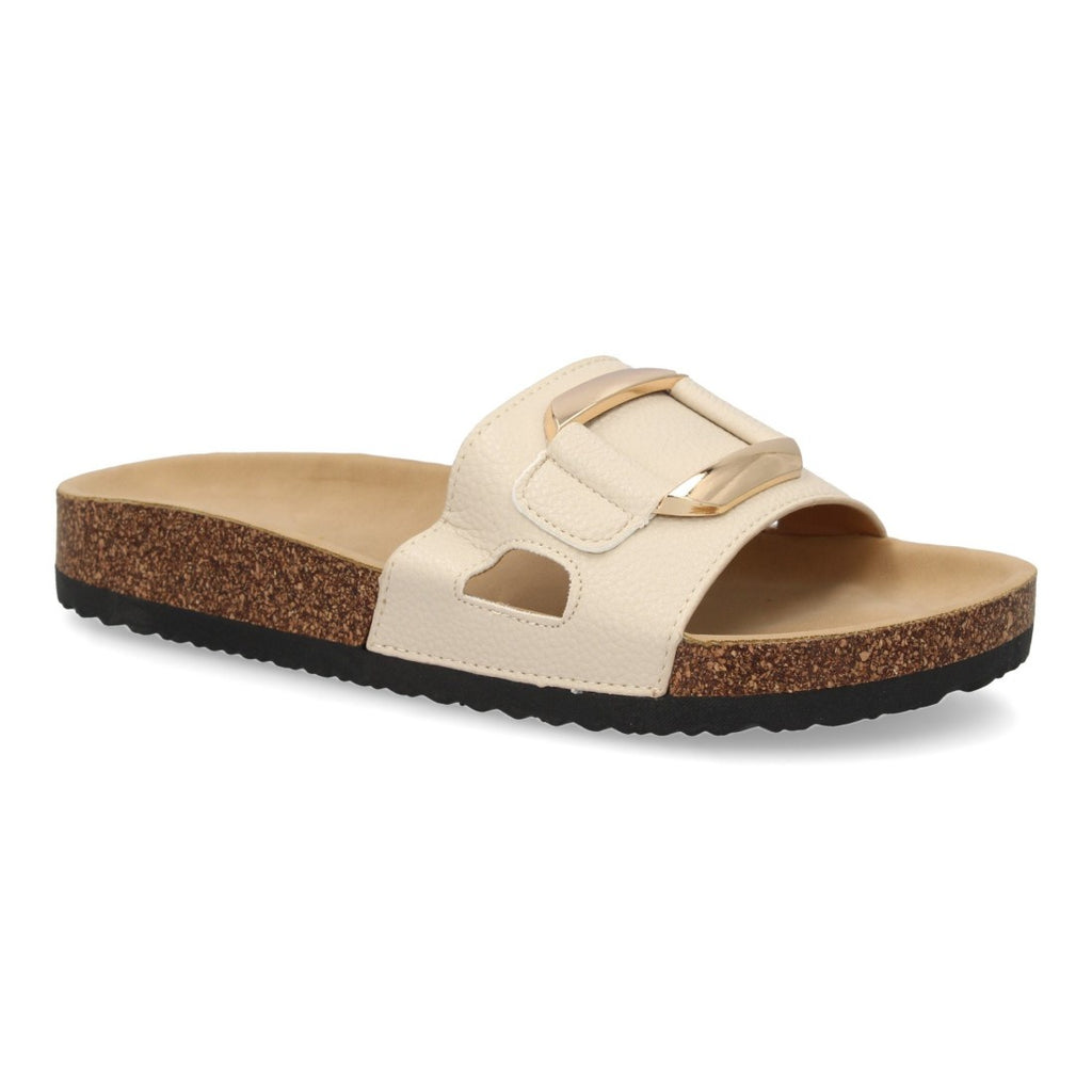 Sandalias Beige Mujer Elegantes Verano