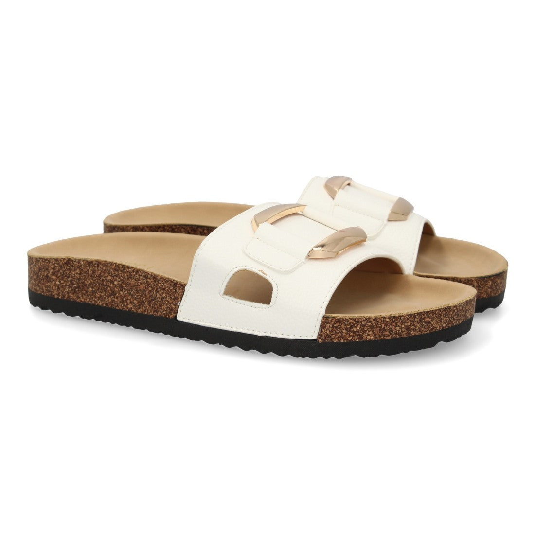 Sandalias Blancas Mujer Elegantes Verano