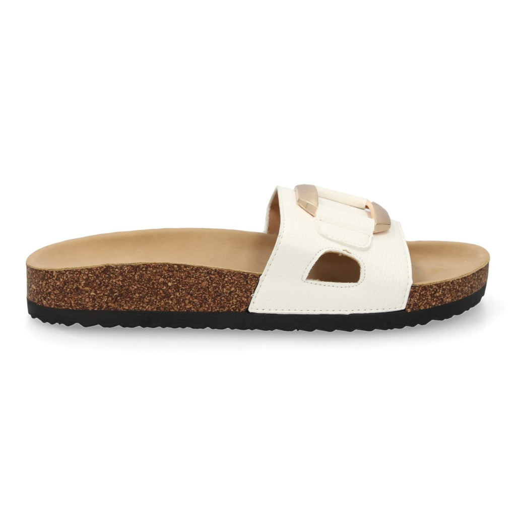 Sandalias Blancas Mujer Elegantes Verano