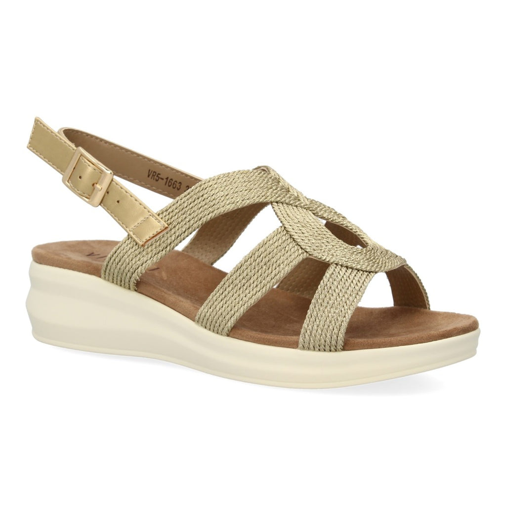 Sandalias Doradas Mujer Elegantes Fiesta