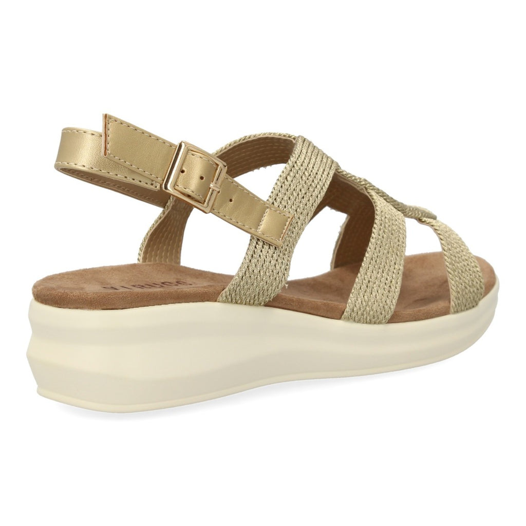 Sandalias Doradas Mujer Elegantes Fiesta