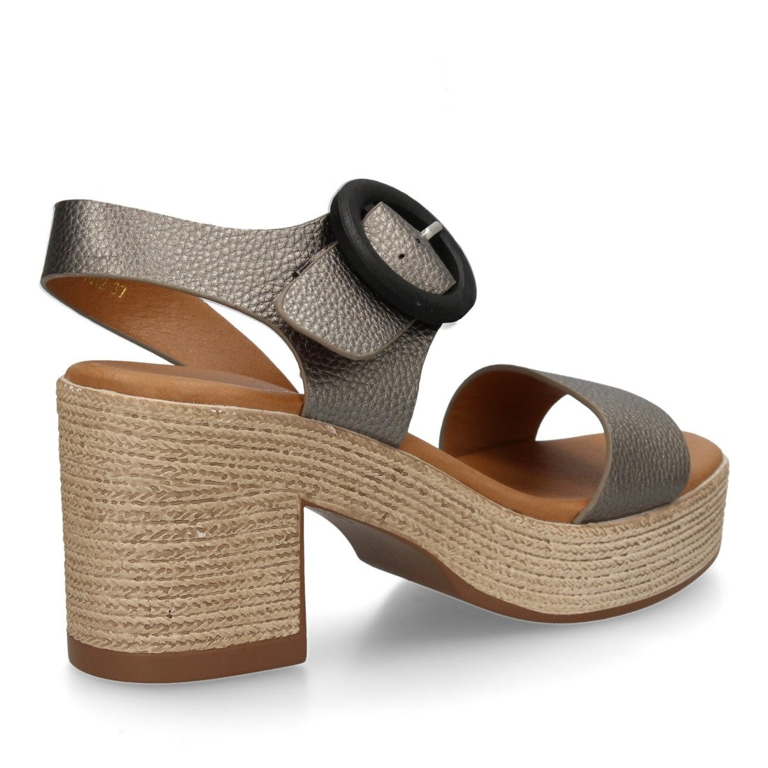 Sandalias Negras Mujer Tacón Tiras Cruzadas Cómodas Elegantes