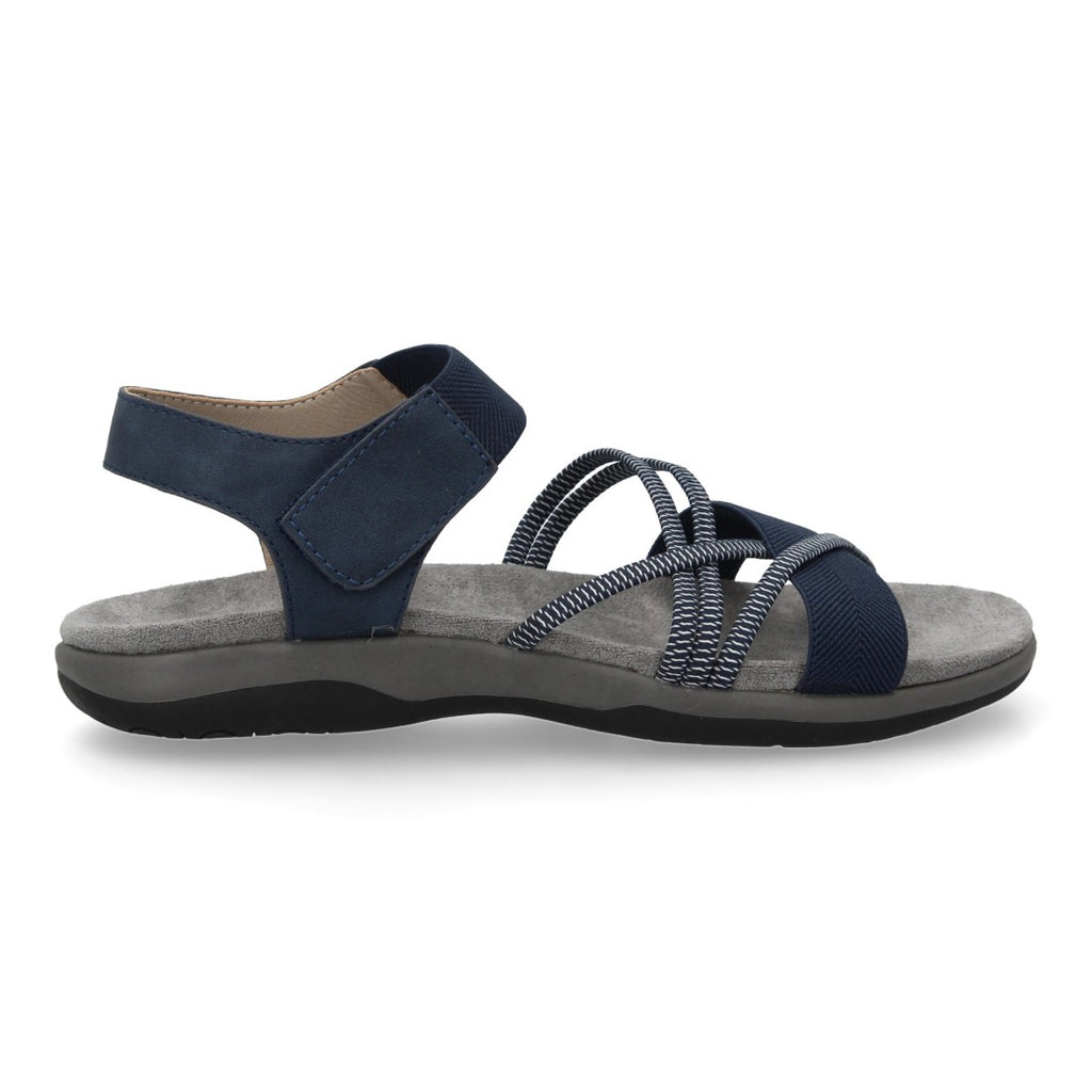 Sandalias Azul Marino Mujer Elegantes Verano