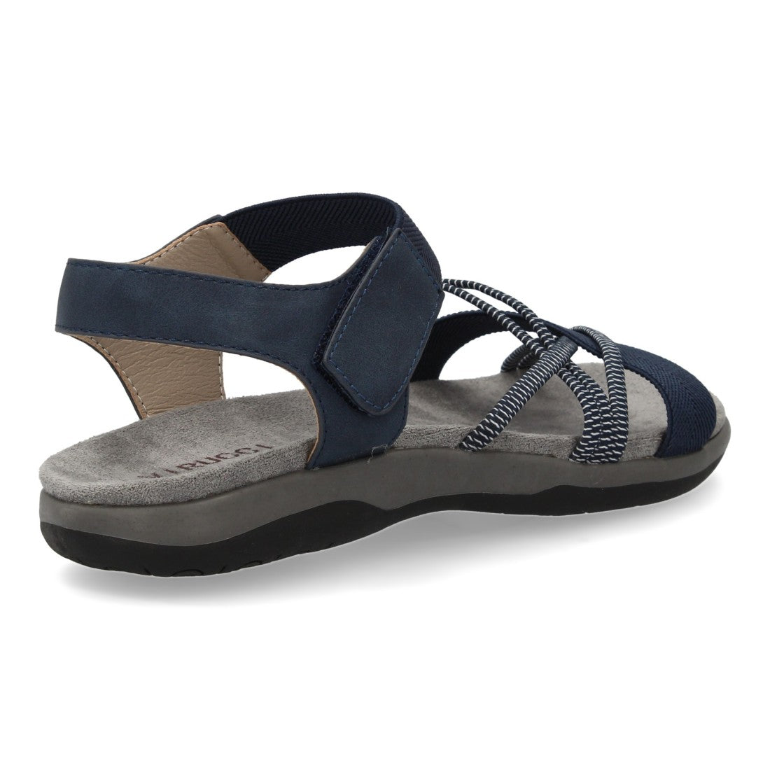 Sandalias Azul Marino Mujer Elegantes Verano