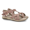 Sandalias Lilas Mujer Planas Tiras Cruzadas Cómodas