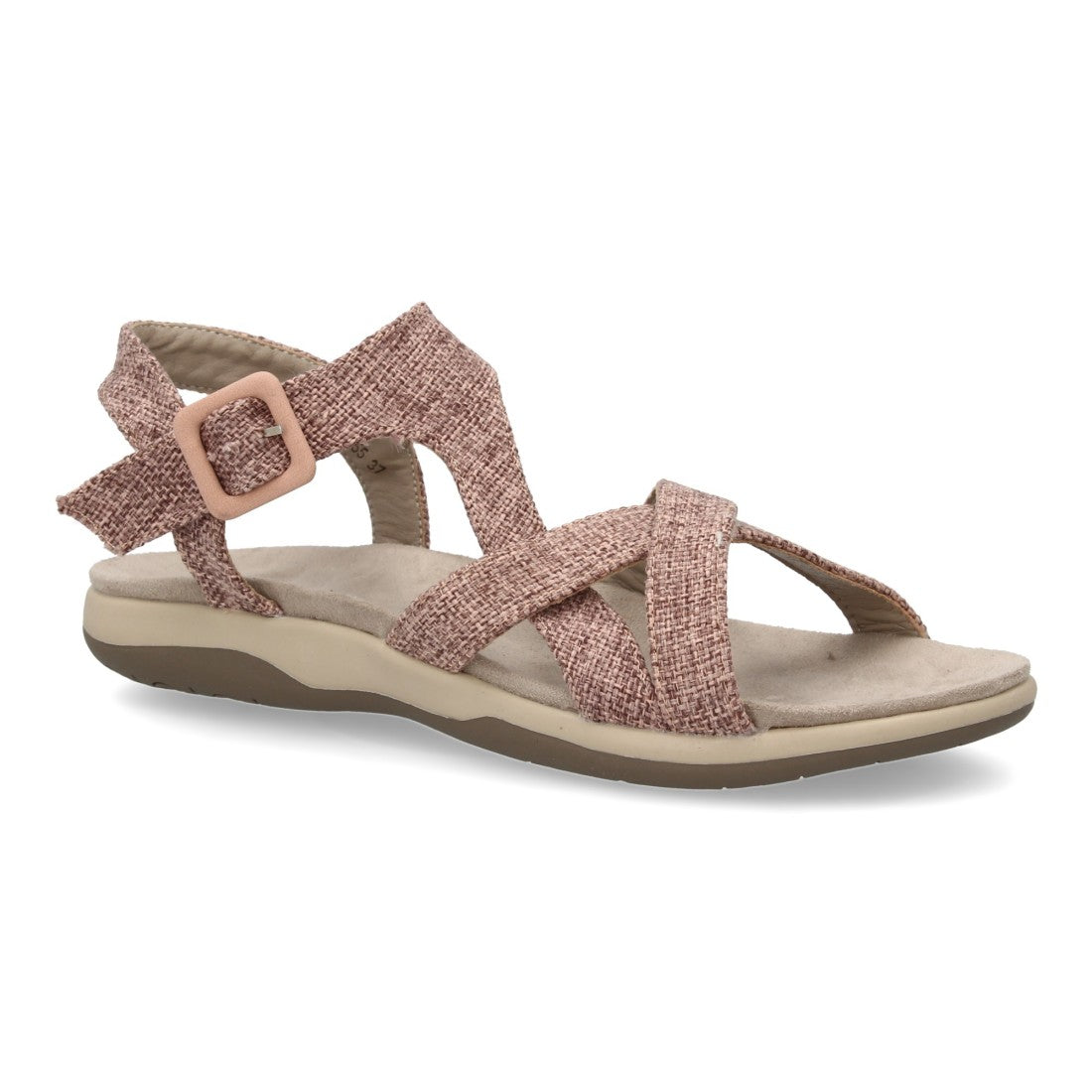 Sandalias Lilas Mujer Planas Tiras Cruzadas Cómodas
