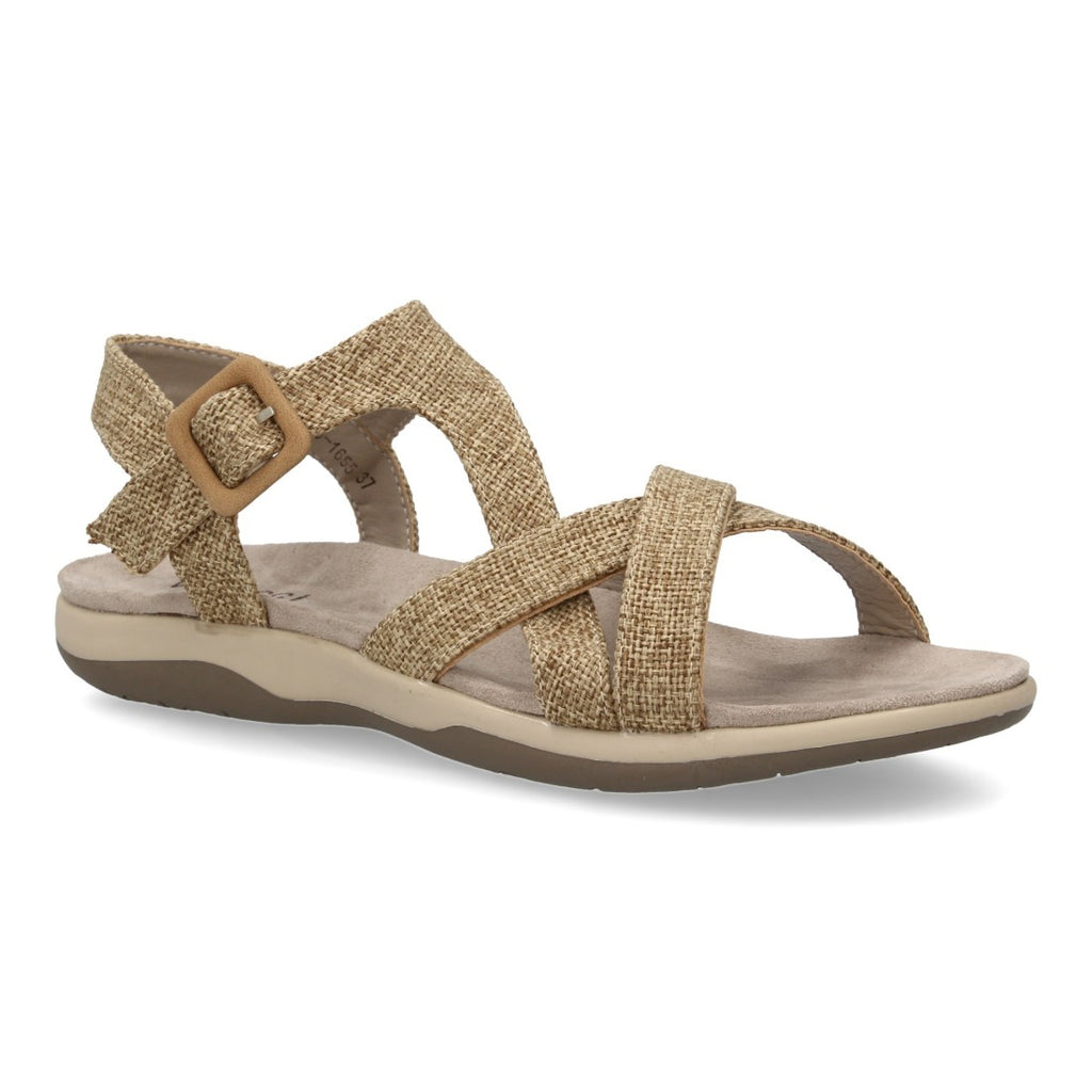 Sandalias Taupe Mujer Elegantes Verano