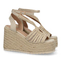Sandalias Beige Mujer Elegantes Verano
