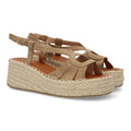 Sandalias Kaki Mujer Elegantes Verano