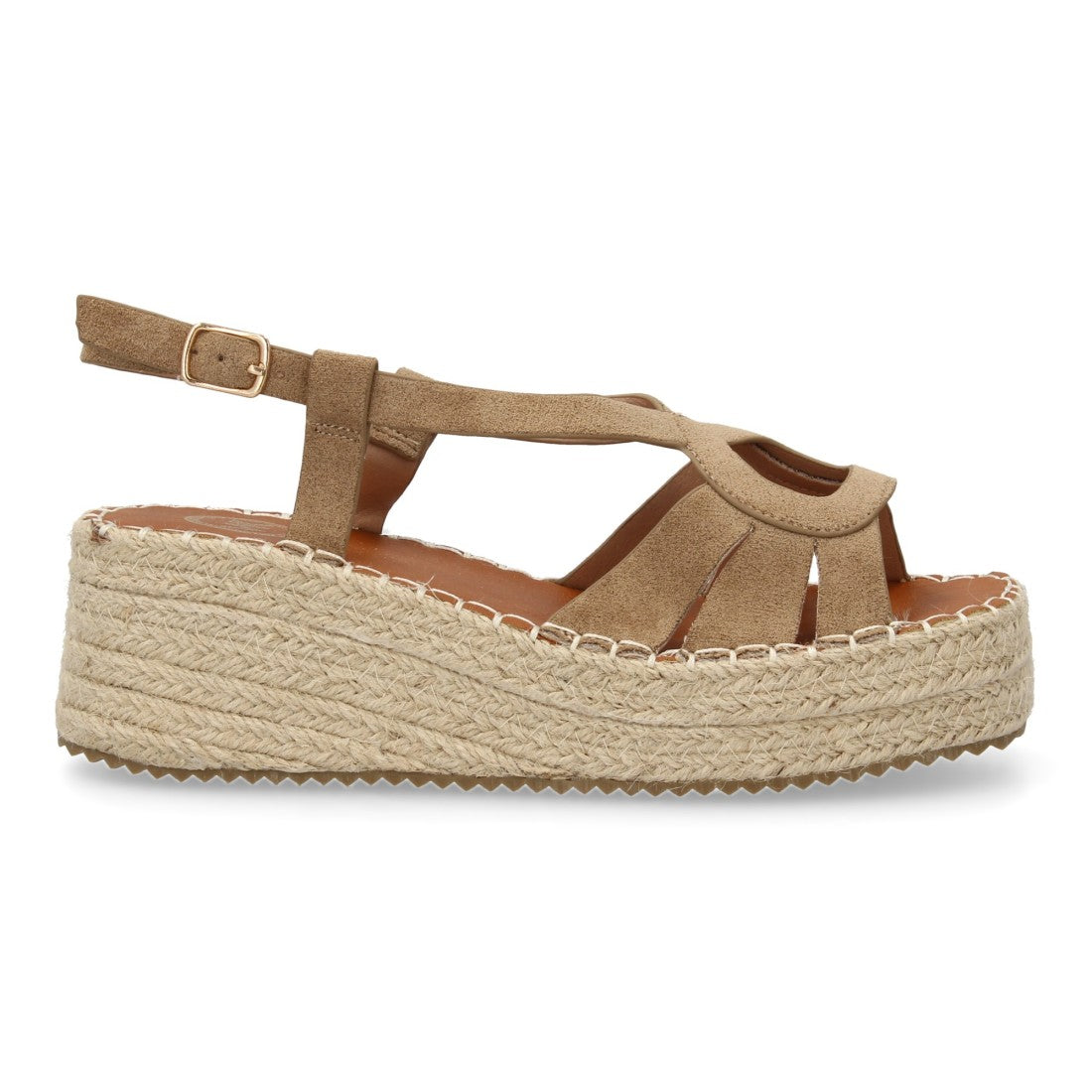Sandalias Kaki Mujer Elegantes Verano