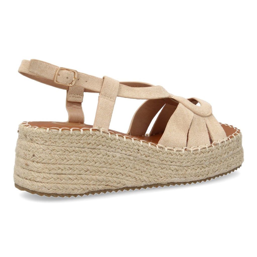 Sandalias Beige Mujer Elegantes Verano