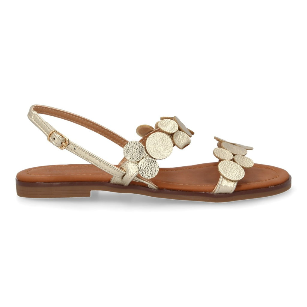 Sandalias Doradas Mujer Elegantes Fiesta